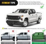 Nilight 2019 2020 2021 2022 2023 2024Chevy Silverado/GMC Sierra 1500 Double Cab 2020 2021 2022 2023 2024 Silverado/GMC Sierra 2500HD 3500HD 6 Inch Stainless Steel Bolt-on Side Step Nerf Bars Running Boards, view 3