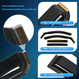 Nilight 2019 2020 2021 2022 2023 2024 Toyota RAV4 Rain Guards Acrylic 4Pcs, view 2