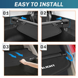 Nilight 2019 2020 2021 2022 2023 2024 2025 Chevrolet Blazer Retractable Trunk Cargo Cover With Trunk Storage Net, view 6
