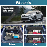 Nilight 2019 2020 2021 2022 2023 2024 2025 Toyota RAV4 Accessories Retractable Trunk Cargo Cover With Trunk Storage Net, view 2
