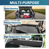 Nilight 2019 2020 2021 2022 2023 2024 2025 Toyota RAV4 Accessories Retractable Trunk Cargo Cover With Trunk Storage Net, view 4
