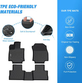 Nilight 2019 2020 2021 2022 2023 2024 2025 Toyota RAV4 Hybrid Prime TPE Floor Mats, view 3