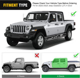 Nilight 2020 2021 2022 2023 Jeep Gladiator JT 4 Door Running Boards, view 3