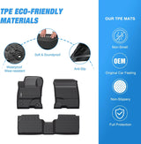 Nilight 2020 2021 2022 2023 2024 2025 Ford Escape Hybrid TPE Floor Mats, view 3