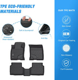 Nilight 2020 2021 2022 2023 2024 2025 Ford Escape Not For Hybrid TPE Floor Mats, view 3