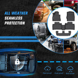 Nilight 2020 2021 2022 2023 2024 2025 Ford Explorer 7 Seats TPE Floor Mats, view 5