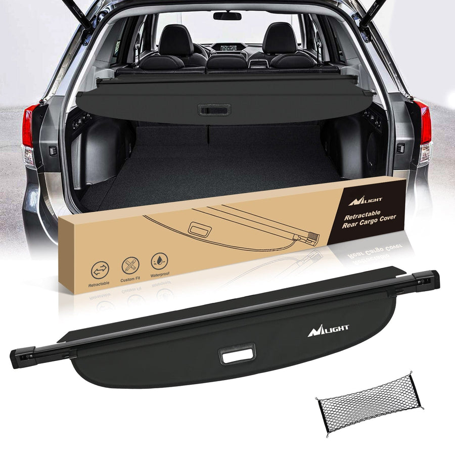Nilight 2020 2021 2022 2023 2024 2025 Subaru Outback Retractable Trunk Cargo Cover With Trunk Storage Net