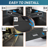 Nilight 2020 2021 2022 2023 2024 2025 Subaru Outback Retractable Trunk Cargo Cover With Trunk Storage Net, view 5