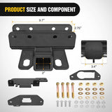 Nilight 2021-2023 Ford Bronco 2Door 4Door 2inch Rear Trailer Hitch Receiver Kit, view 2