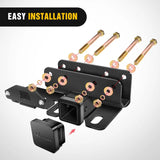 Nilight 2021-2023 Ford Bronco 2Door 4Door 2inch Rear Trailer Hitch Receiver Kit, view 5
