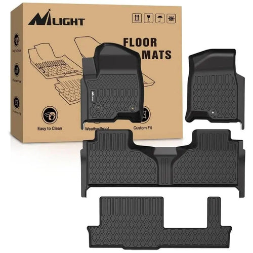 Nilight 2021 2022 2023 2024 2025 Chevrolet Tahoe/GMC Yukon/Cadillac Escalade 2nd Row Bench Seat TPE Floor Mats