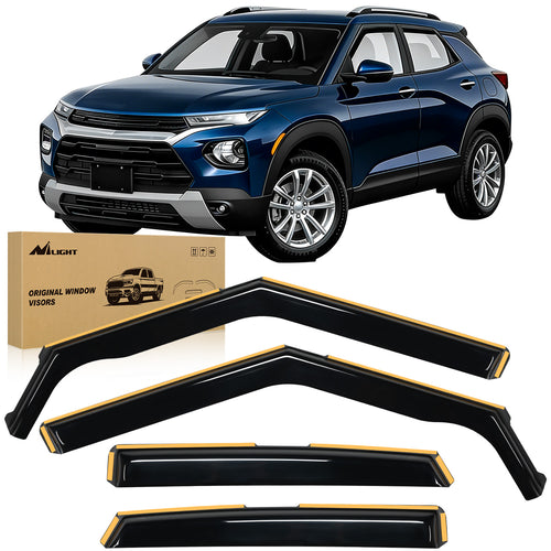 Nilight 2021 2022 2023 2024 Chevy Trailblazer Rain Guards Acrylic 4Pcs