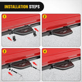 Nilight 2021 2022 2023 2024 Ford Bronco 2/4 Doors with The Rock Rails 4Pcs Heavy-Duty Running Boards Side Steps, view 5
