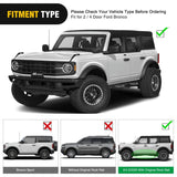 Nilight 2021 2022 2023 2024 Ford Bronco 2/4 Doors with The Rock Rails 4Pcs Heavy-Duty Running Boards Side Steps, view 6