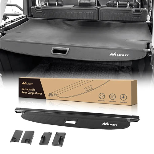 Nilight 2021 2022 2023 2024 Ford Bronco 4-Door Retractable Trunk Cargo Cover