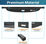 Nilight 2021 2022 2023 2024 Ford Bronco 4-Door Retractable Trunk Cargo Cover, view 5