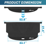 Nilight 2021 2022 2023 2024 Hyundai Tucson Retractable Trunk Cargo Cover, view 4