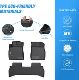 Nilight 2021 2022 2023 2024 2025 Chevy Trailblazer FWD TPE Floor Mats, view 3