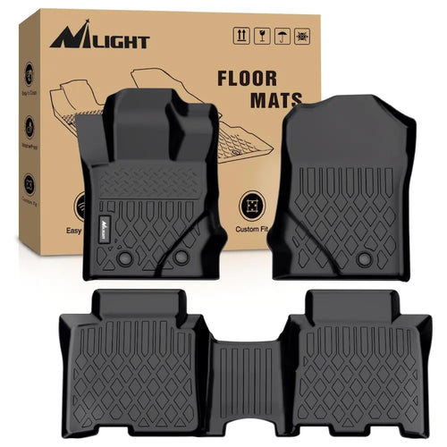 Nilight 2021 2022 2023 2024 2025 Ford Bronco 4 Door TPE Floor Mats