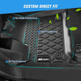 Nilight 2021 2022 2023 2024 2025 Ford Bronco Sport 4-Door TPE Floor Mats, view 2