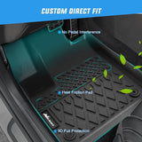 Nilight 2021 2022 2023 2024 2025 Hyundai Santa Fe Non-Hybrid TPE Floor Mats, view 2