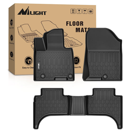 Nilight Floor Mats for Hyundai Santa Cruz 2022 2023 2024 2025 All Weather Custom Fit Heavy Duty Floor Liners