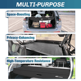 Nilight 2022 2023 2024 Jeep Grand Cherokee 2 Row WL Trunk Cargo Cover, view 4