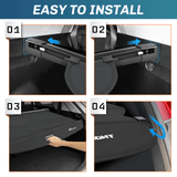 Nilight 2022 2023 2024 Jeep Grand Cherokee 2 Row WL Trunk Cargo Cover, view 6