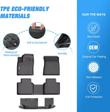 Nilight 2022 2023 2024 2025 Mitsubishi Outlander TPE Floor Mats, view 3