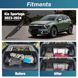 Nilight 2023 2024 Kia Sportage Accessories Retractable Trunk Cargo Cover with Trunk Storage Net (Does Not Fit Hybrid), view 2