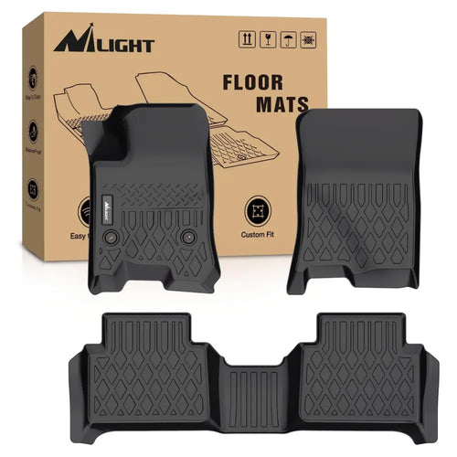 Nilight 2023 2024 2025 Chevy Colorado/GMC Canyon Crew Cab TPE Floor Mats