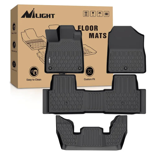 Nilight 2023 2024 2025 Honda Pilot TPE Floor Mats