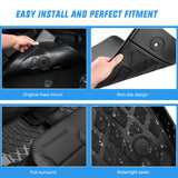 Nilight TPE Floor Mats for Chevy Equinox EV Only 2024 2025 2026 All Weather Custom Fit Heavy Duty Floor Liners, view 4