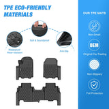 Nilight Floor Mats for Chevy Chevrolet Silverado EV RST Only 2024 2025 2026 (Not Fit WT/LT) All Weather Custom Fit Heavy Duty Floor Liners, view 3