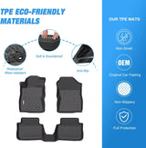 Nilight 2024 2025 Subaru Crosstrek Impreza TPE Floor Mats, view 3