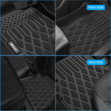 Nilight 2025 2026 Kia Carnival Hybrid 8 Seat TPE Floor Mats, view 5