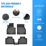 Nilight Floor Mats for 2025 2026 Mini Countryman (Not for SE/Electric Models) All Weather Custom Fit Heavy Duty Floor Liners, view 3