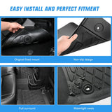 Nilight Floor Mats for 2025 2026 Mini Countryman (Not for SE/Electric Models) All Weather Custom Fit Heavy Duty Floor Liners, view 4