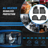 Nilight Floor Mats for 2025 2026 Mini Countryman (Not for SE/Electric Models) All Weather Custom Fit Heavy Duty Floor Liners, view 6
