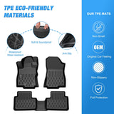 Nilight TPE Floor Mats for Subaru Forester 2025 2026 (Not for Hybrid & Wilderness) All Weather Custom Fit Heavy Duty Floor Liners, view 3