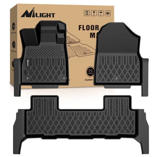 Nilight TPE Floor Mats for 2026 Honda Passport RTL TrailSport All Weather Custom Fit Heavy Duty Floor Liners