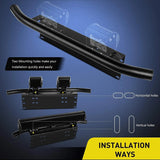 Nilight 20 Inch 126W Double Row Spot Flood Led Light Bar Front License Plate Mount | 16AWG Wire 3Pin Switch, view 4