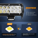 Nilight 20 Inch 126W Double Row Spot Flood Led Light Bars | 2Pcs 4 Inch 18W Spot Light Pods | 16AWG Wire 3Pin Switch, view 6