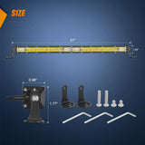 Nilight 20 Inch 156W 52LED Single Row Ultra-Slim Spot Flood LED Light Bars, view 2