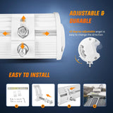 Nilight 20 Inch 420W Spot Flood Combo White Case Led Light Bar, view 6