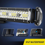 Nilight 20 Inch 420W Triple Row Spot Flood Led Light Bar | 2Pcs 4 Inch 60W Triple Row Combo Light Pods | 16AWG Wire 3Pin Switch 3 Leads, view 5