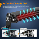 Nilight 20 Inch 54W 18LED Single Row Ultra-Slim Spot Flood Combo LED Light Bars, view 6
