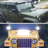 Nilight 20 Inch Light Bar Hood Mounts For Jeep Wrangler JK 2007 2008 2009 2010 2011 2012 2013 2014 2015 2016 2017, view 5