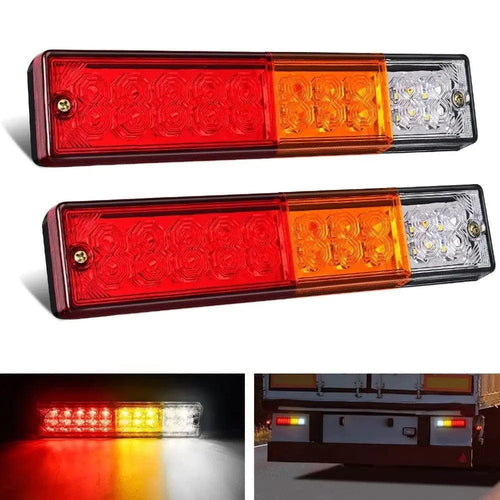 Nilight 20 Leds Tri-color Iron Frame Taillight (Pair)