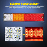 Nilight 20 Leds Tri-color Iron Frame Taillight (Pair), view 3